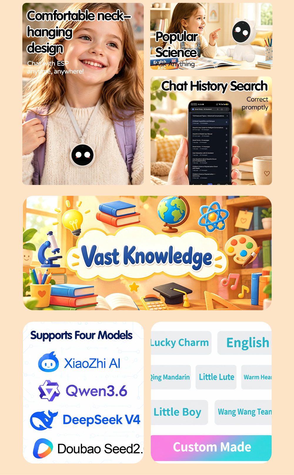 GUEIN Nextron Smart Photo Recognition Cat Companion With Base Intelligent AI Chatbot Intelligent Desktop AI Voice Bots New 2026 - Image 5