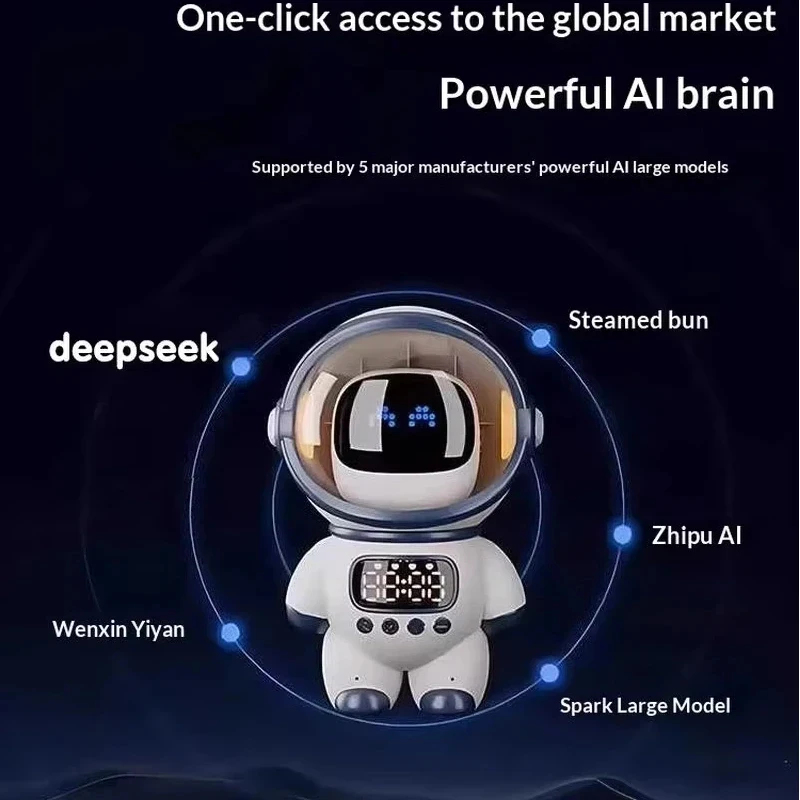 Hot Ai Chat Robot 6 Ai Model Wifi Bluetooth Dual-Mode Desktop Companion Nightlight Alarm Clock Smart Office Assistant New - Image 3