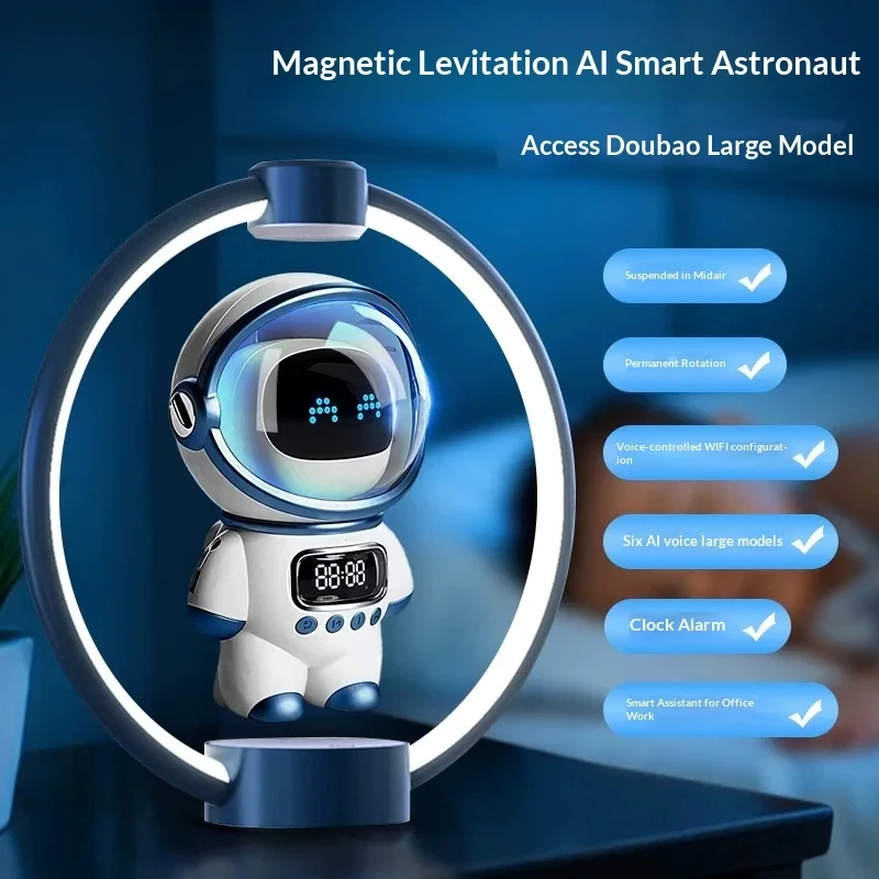 Hot Ai Chat Robot 6 Ai Model Wifi Bluetooth Dual-Mode Desktop Companion Nightlight Alarm Clock Smart Office Assistant New - Image 5