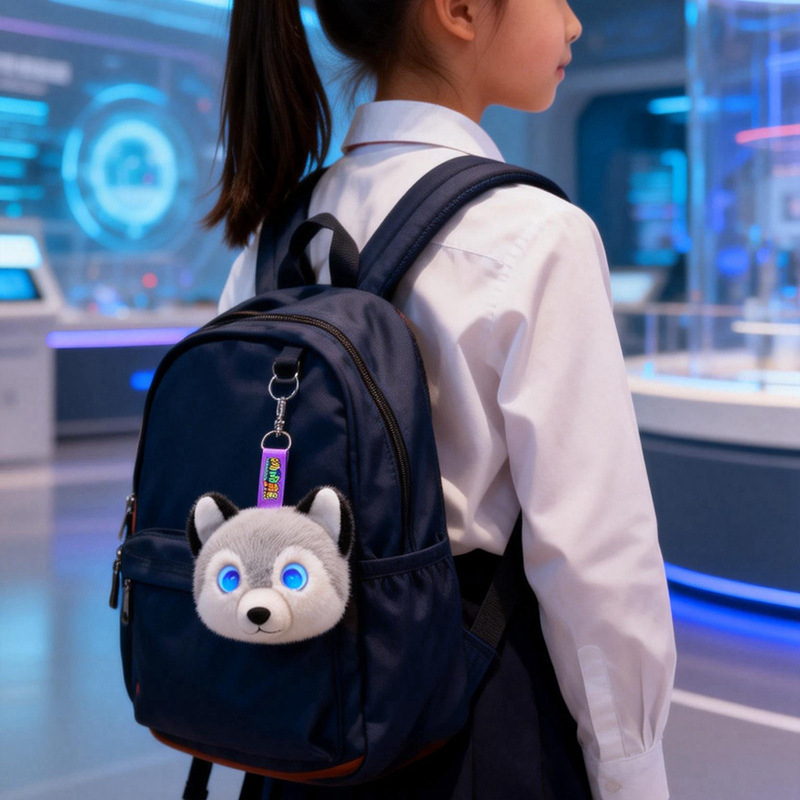 Intelligent AI early education plush Husky chat partner, 66 international languages, holiday gift giving friends - Image 3