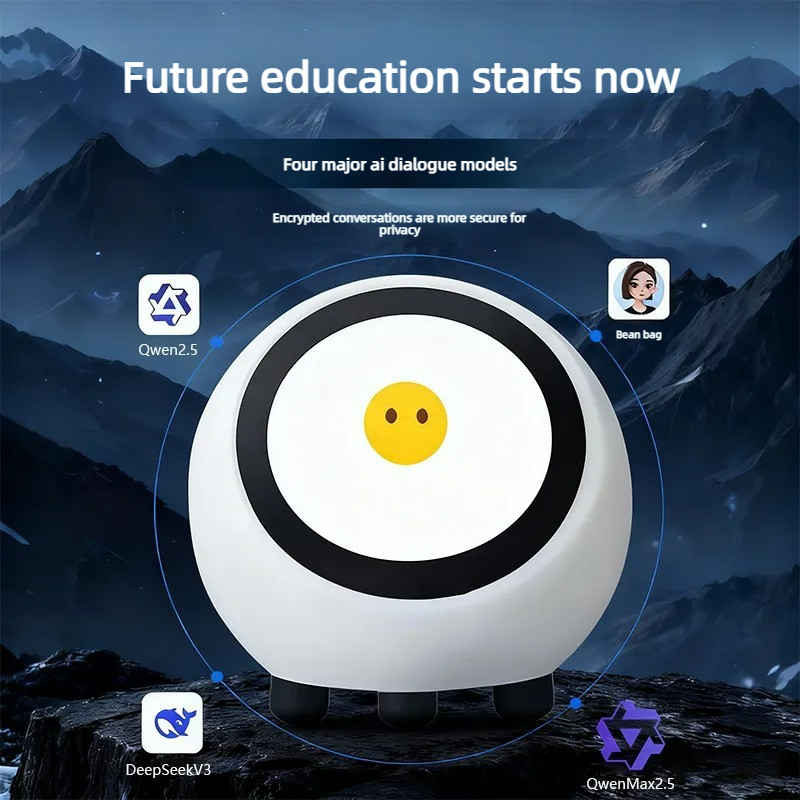Interactive Smart Talking Robot AI Companion Robot Voice Wake Up Video Music Playback WIFI Weather Clock for Home School Desk - Image 4