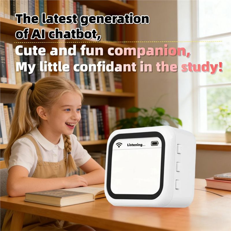 LA-AI Intelligent Robot Smart AI Robot For Companion Story Telling Chat Emotional Pets Trendy Gift For Kids Adults