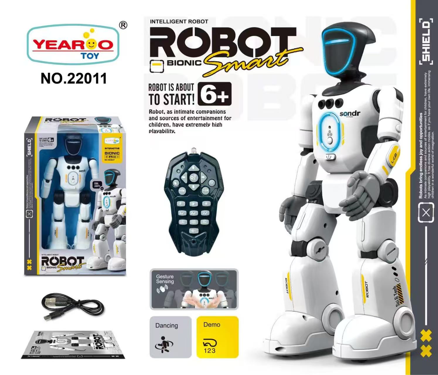 LIFEA FOLORA AI Intelligent Robot Simulation Intelligent Interactive Programming Robot Singing And Dancing Early Education Toys - Image 6