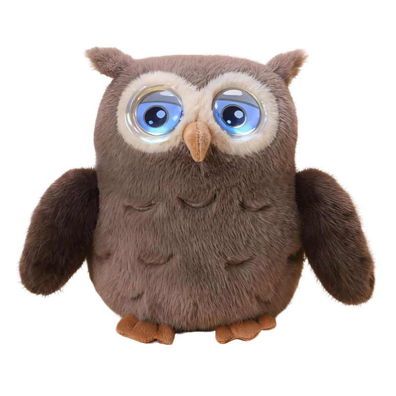 New 100%Genuine Ai Intelligent Toy Overseas Edition Voice Conversation Owl Double Eyed Emotions Wifi Interaction Accompany Doll - Image 6