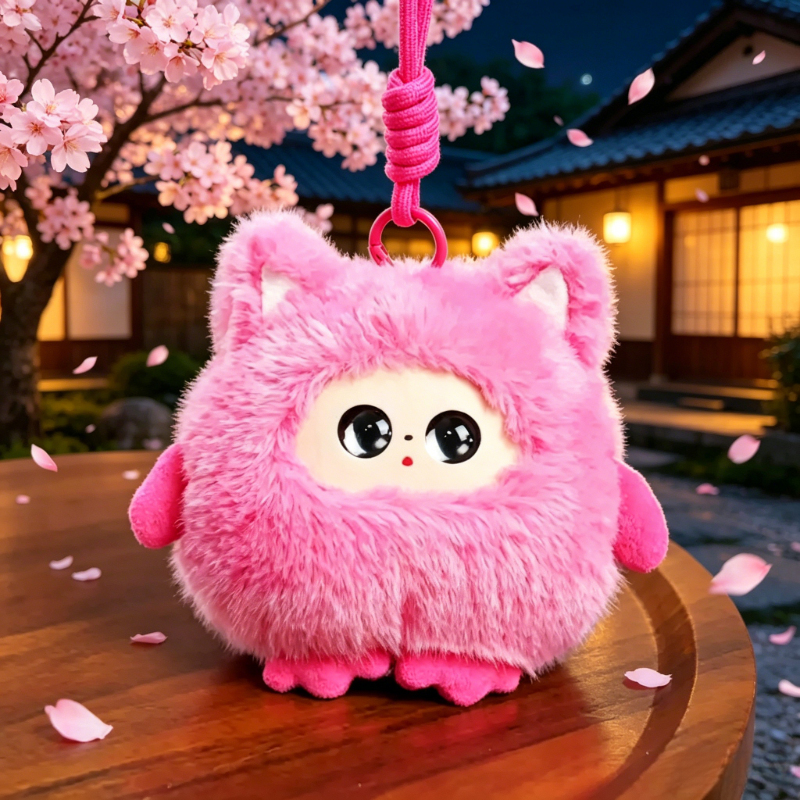 New 2026 AI Plush Toy W/Smart Voice&LED Eyes, Voice Dialogue Early Educational & Intellectual E-Pet open up fun life W/Tuya App