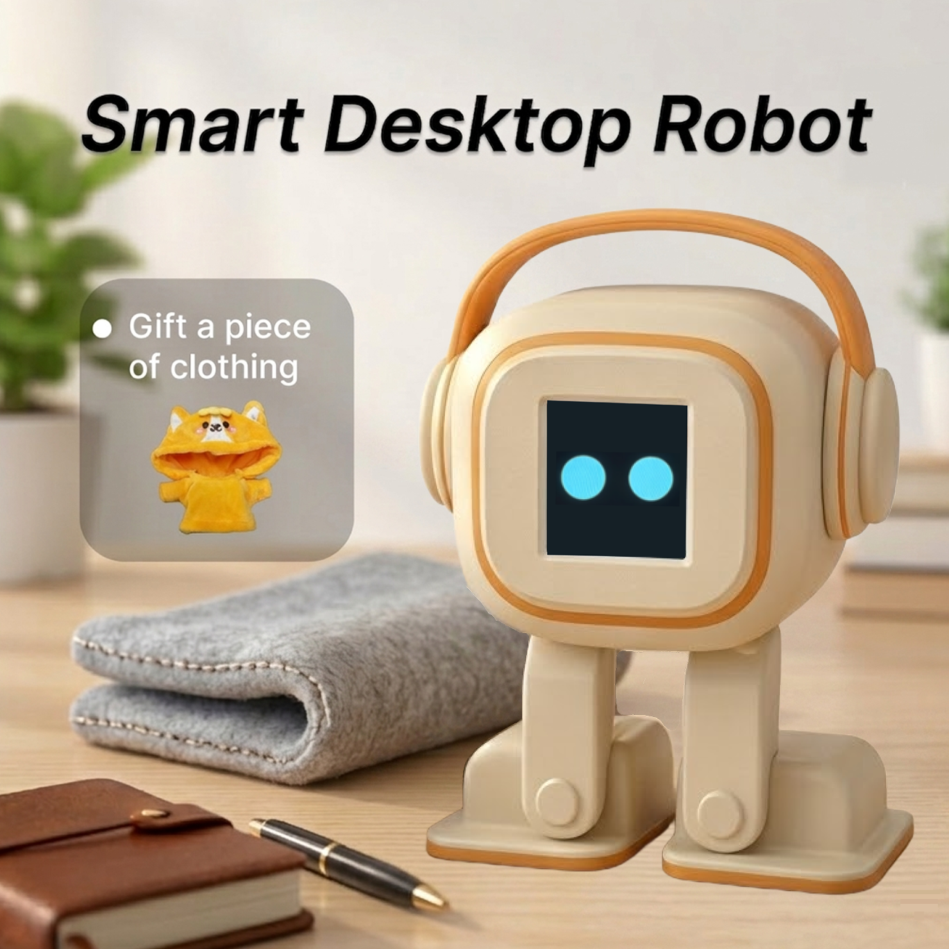 New AI Robot | Smart Chatbot, Voice Interaction, Emotional Companion, Singing & Dancing Desktop Toy Gift