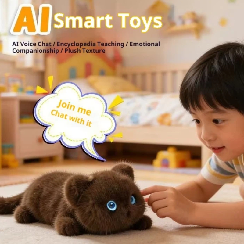 New Intelligent  Ai Talking Plush Toy Desk Companion Cute Stuffed Doll Best Friend Gift For Classmate Girls Birthday Gift