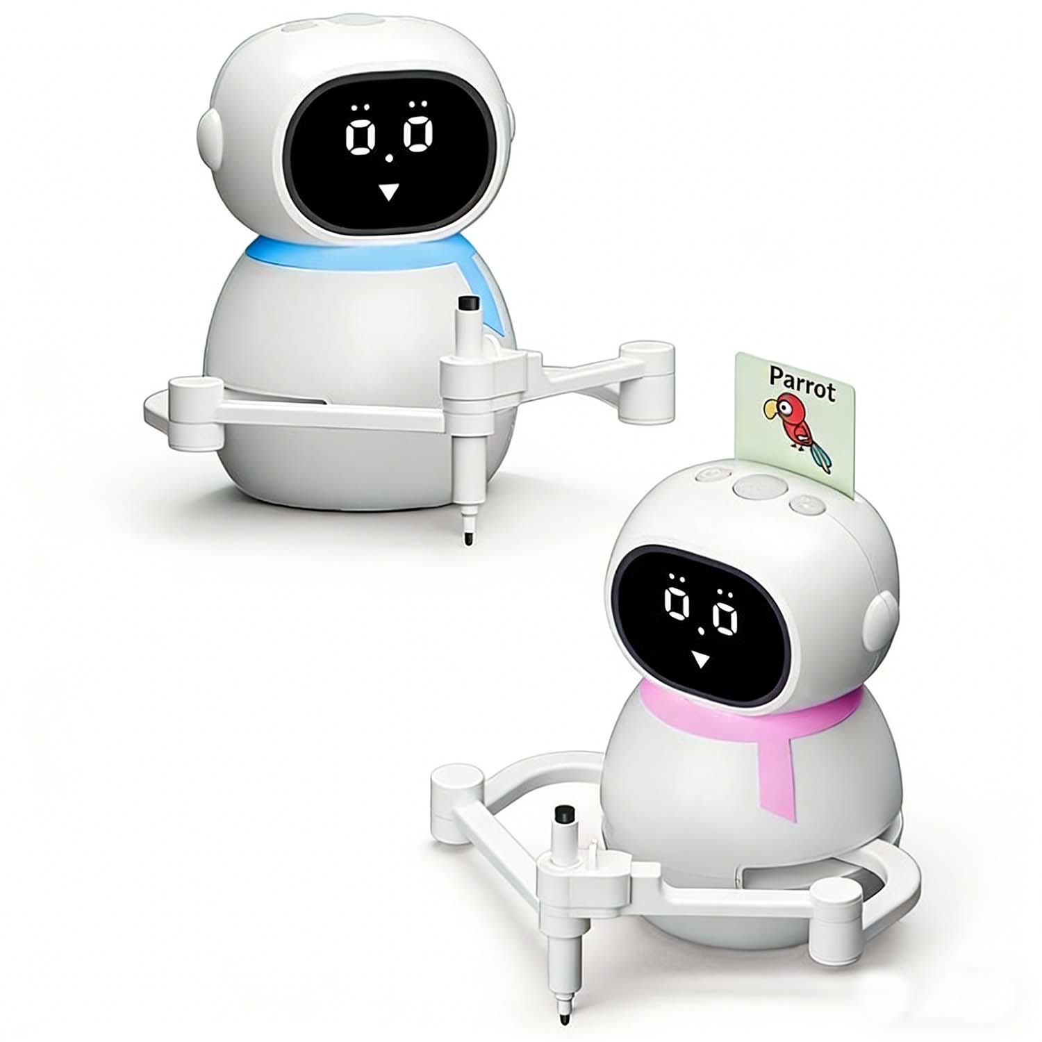 Painting robot clock version AI early education significant other pet toys children 3-9 years old birthday gift story