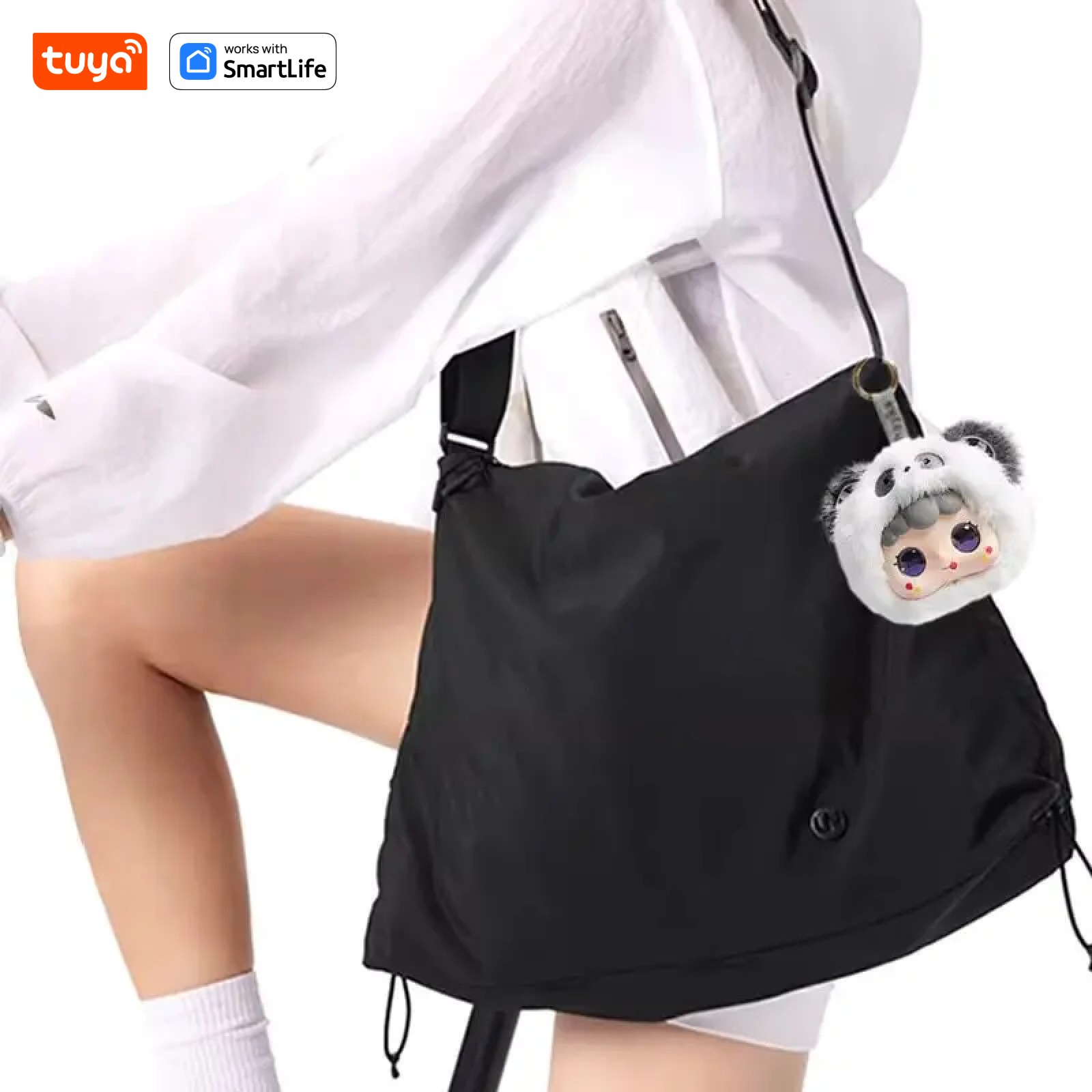 Panda: Tuya Smart Al Plush Robot Perfect Gift-W/Interactive Eyes and Voice Control, Perfect for Kids Gift/Smart Home - Image 3