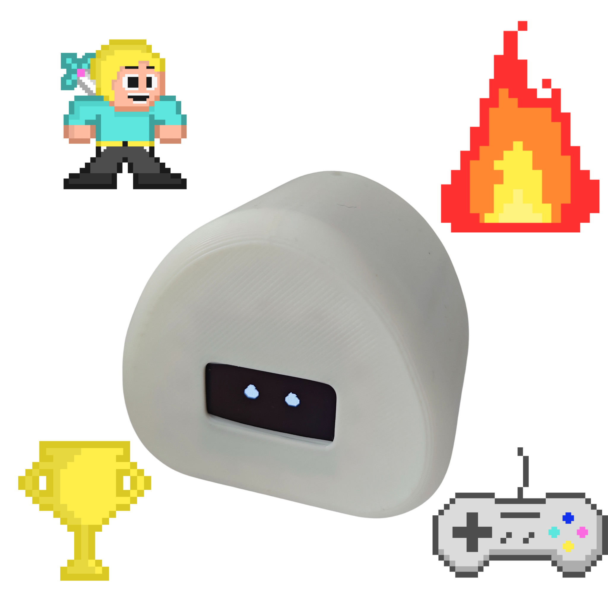 PAOBOT Intelligence Robot Companion Emo Robot Pets Interactive Smart Robot Toy Mini Desktop Robot Electronic Tamagotchi - Image 3