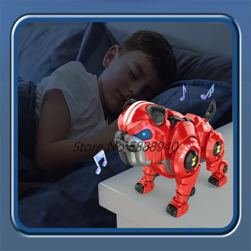Parent-Child Interaction Touch Sensing Remote Control Robot Dog Bulldog Flexible Limbs Auto Demo Intelligent Pet AI RC Toy Dogs - Image 3