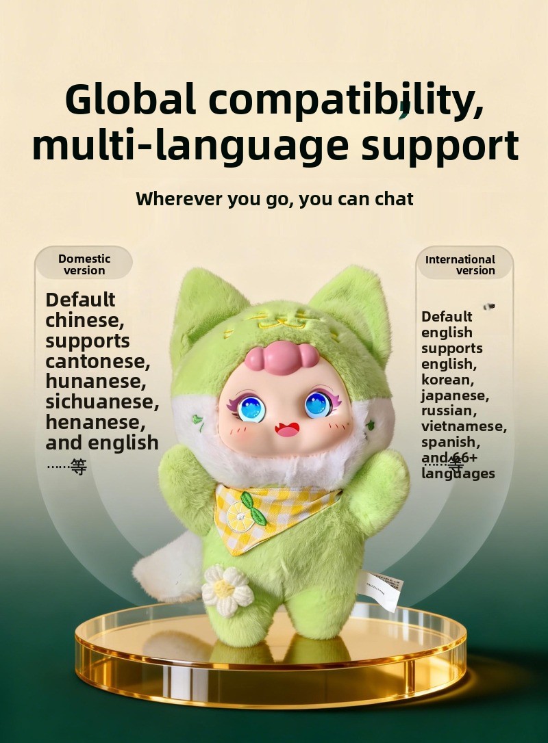 Plush toy ai intelligent machine voice conversation emotional company elderly child doll ai electronic pet bluetooth wifi - Image 3