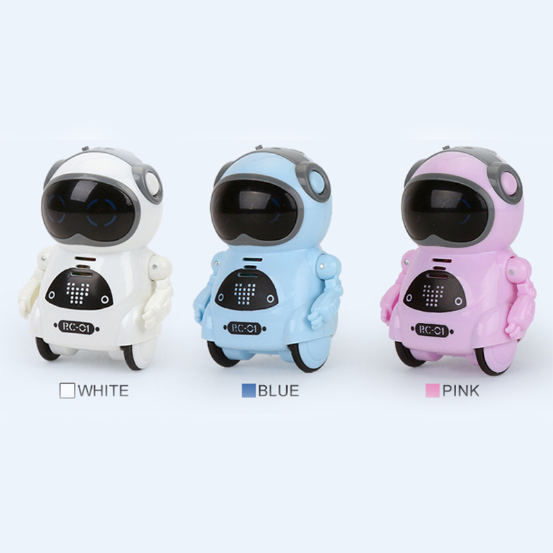 Pocket Robot Talking Interactive Dialogue Voice Recognition Record Singing Dancing Telling Story Mini Robot Toy - Image 6