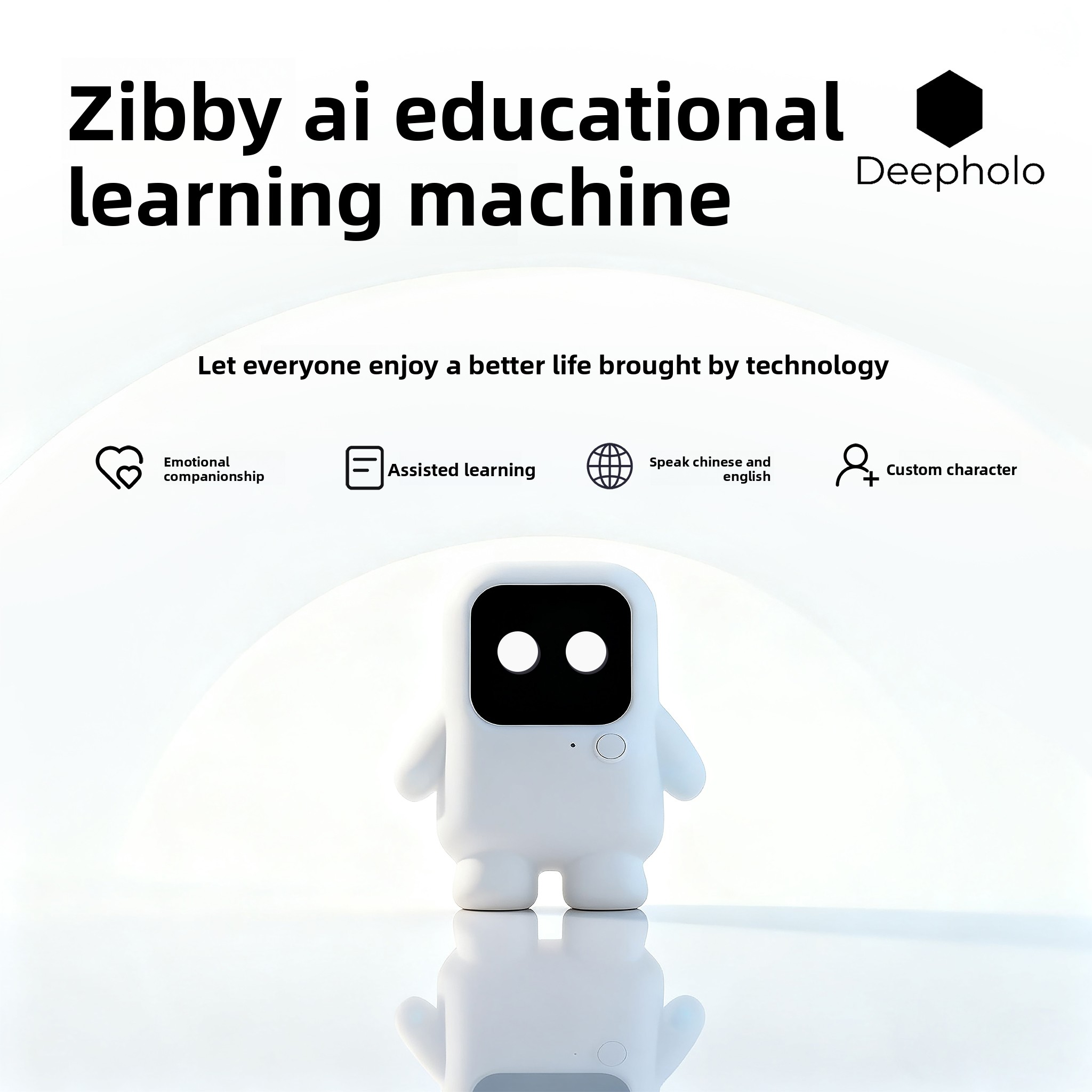 Portable Wearable AI Companion Robot, Voice Command & Emotional Interaction Mini Pocket Intelligent Educational Toy For Kids