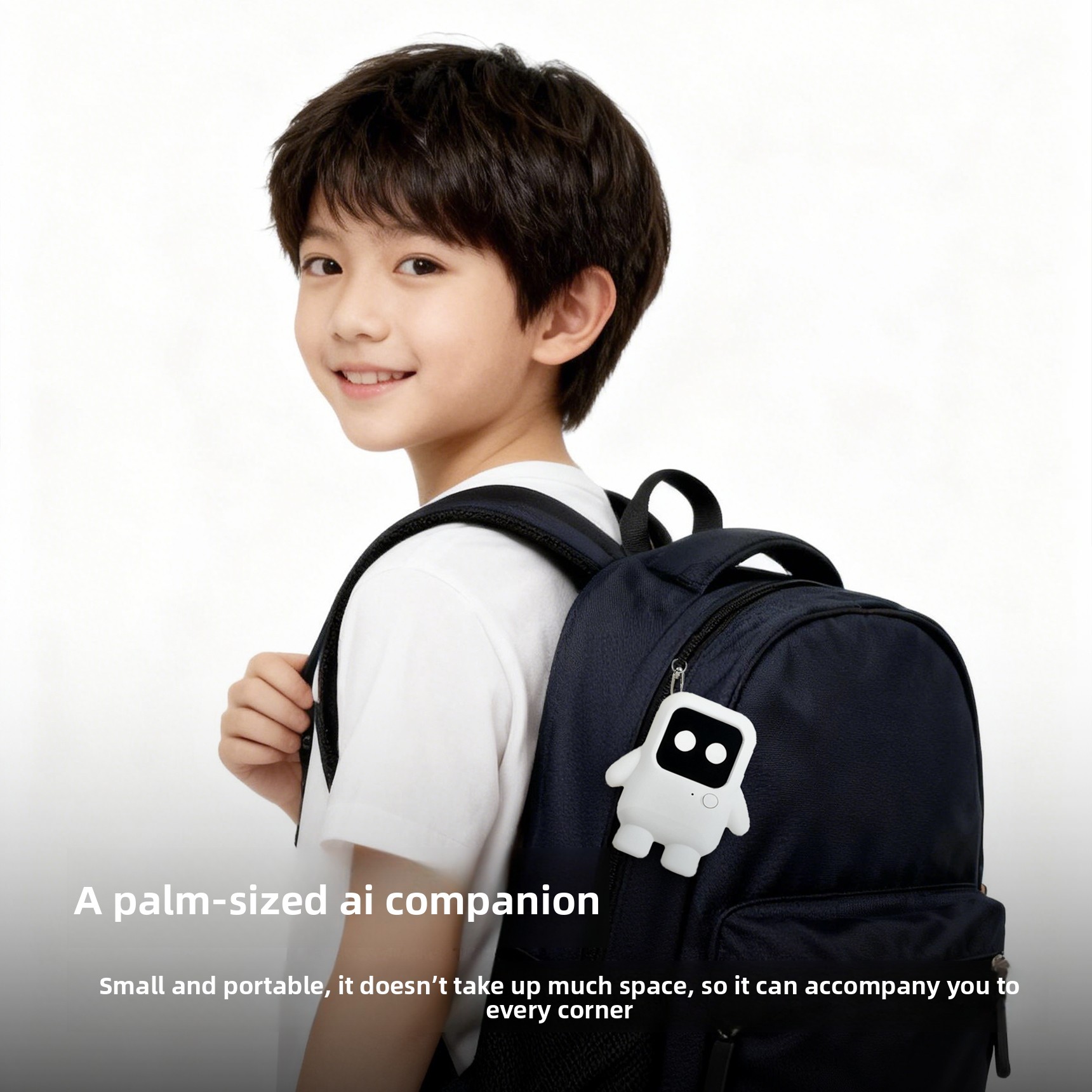 Portable Wearable AI Companion Robot, Voice Command & Emotional Interaction Mini Pocket Intelligent Educational Toy For Kids - Image 4