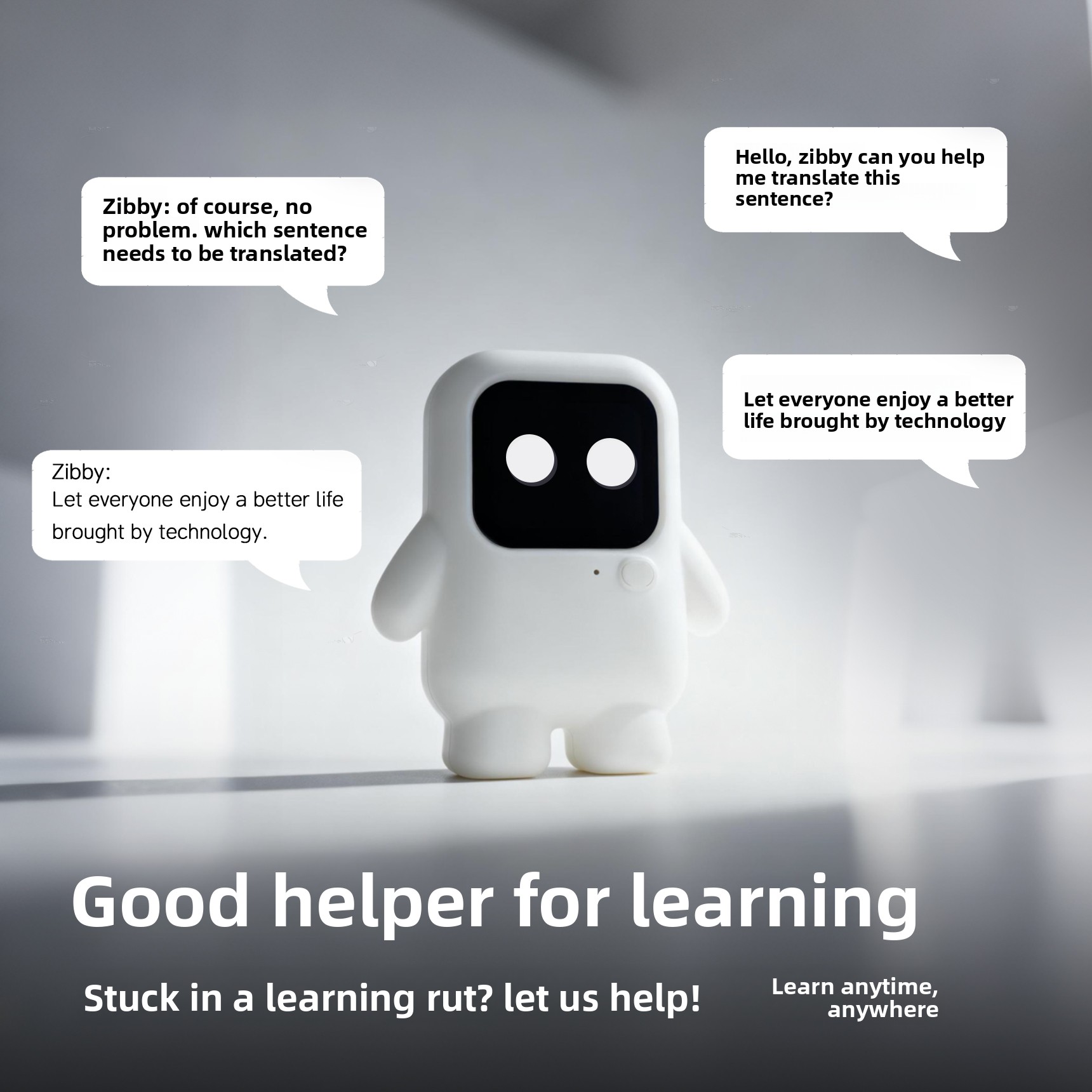 Portable Wearable AI Companion Robot, Voice Command & Emotional Interaction Mini Pocket Intelligent Educational Toy For Kids - Image 6