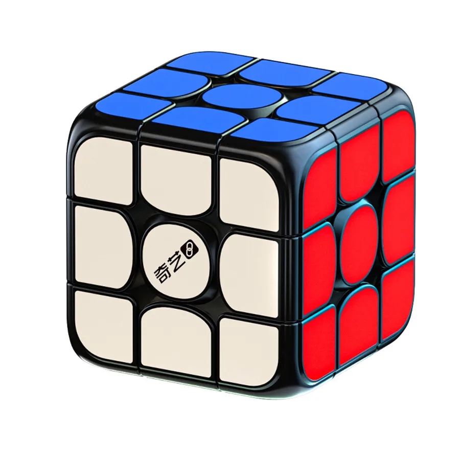 QiYi AI Smart 3x3 Magnetic Speed Cube Black Sticker less