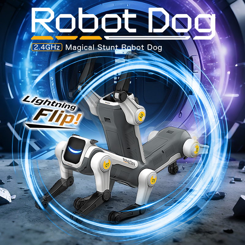 RC Mechanical Dog Intelligent AI RC Robot Dog Voice Command Programmable Singing Dancing Electronic Stunt Bionic Smart Robot Dog - Image 3