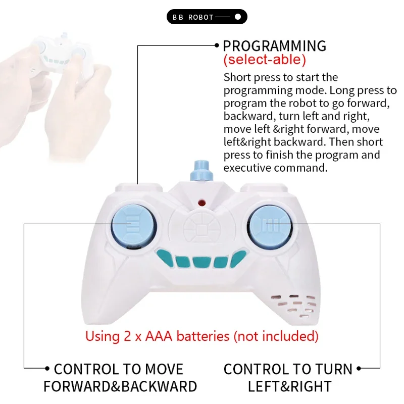 RC Robot 2.4G Radio Remote Control with Sound Watch Gesture Induction Sensor Intelligent Robot Toys Gifts Accessories for Kids - Image 5