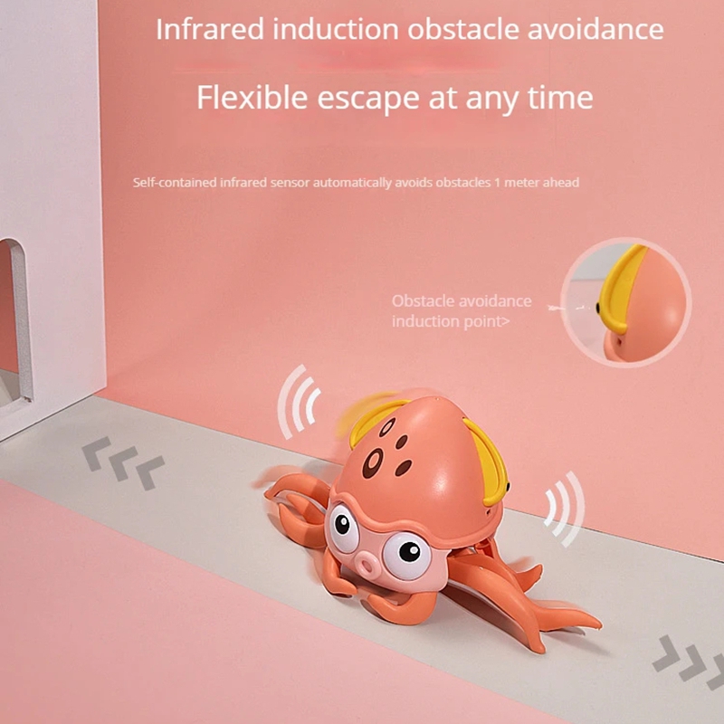 Rechargeable Dancing Squid with Light & Music & Induction Lying Flat, Electric Dancing Octopus Toddler Interactive Toy Gifts - Image 3