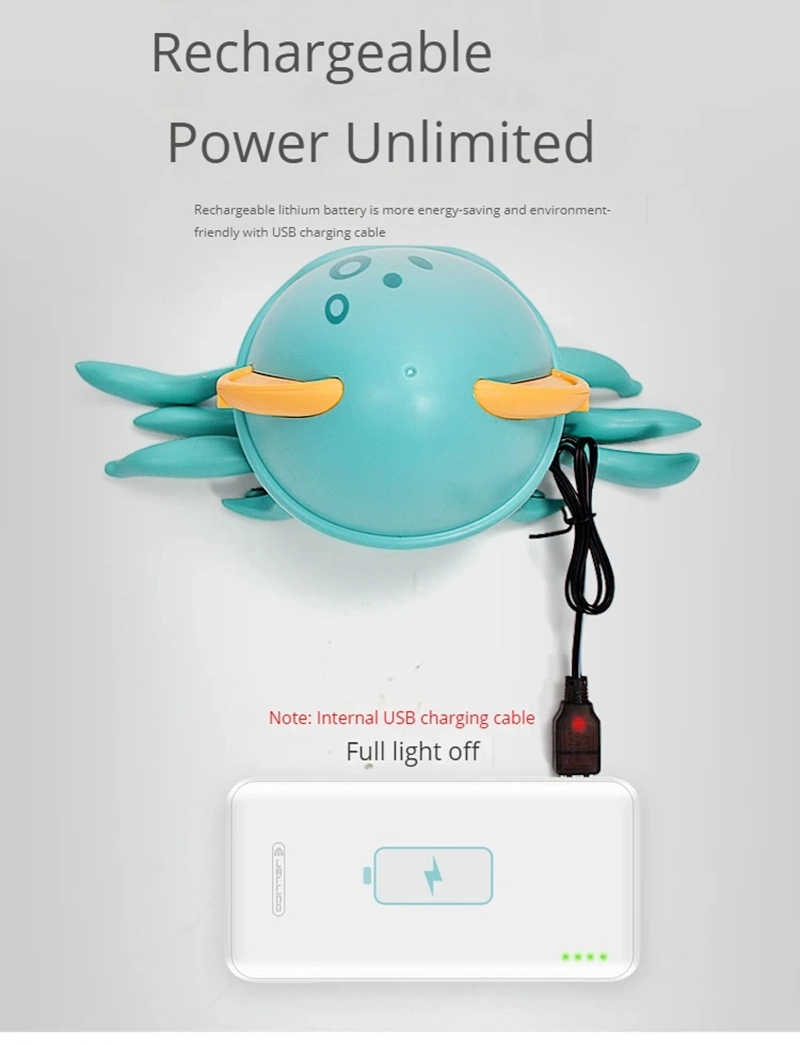 Rechargeable Dancing Squid with Light & Music & Induction Lying Flat, Electric Dancing Octopus Toddler Interactive Toy Gifts - Image 5