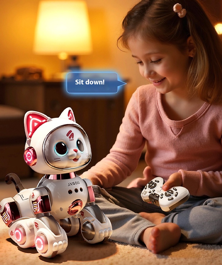 Remote Control Walking Robot Cat Toy, Electric Meowing Pet Gift for Boys Girls Kids Birthday Christmas - Image 3