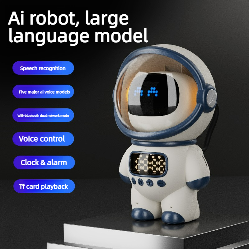 Smart AI Toy, WiFi & Bluetooth Speaker, Chinese-English Communication & Encyclopedia Q&A, an Excellent Teacher for Kids