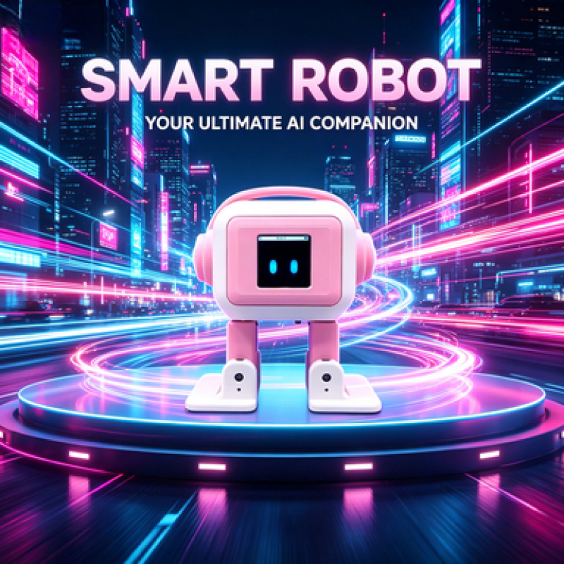 The Hot AI Desktop Has Upgraded The EMO Robot. Artificial Intelligence Technology Toys. Voice Interactive Chat Dancing Robot.