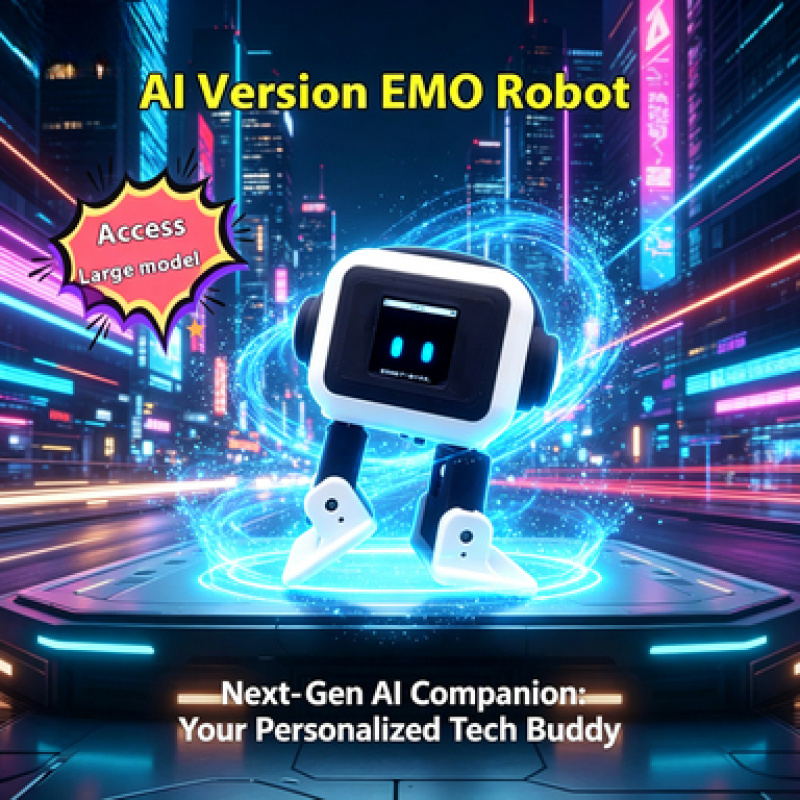 The Hot AI Desktop Has Upgraded The EMO Robot. Artificial Intelligence Technology Toys. Voice Interactive Chat Dancing Robot. - Image 3