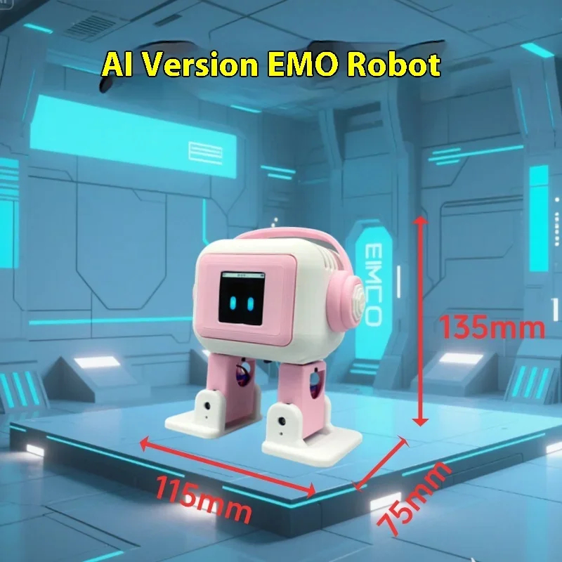 The Hot AI Desktop Has Upgraded The EMO Robot. Artificial Intelligence Technology Toys. Voice Interactive Chat Dancing Robot. - Image 6
