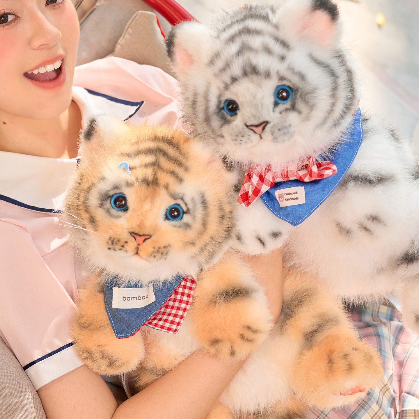 Transformers Tiger Backpack Simulation Backpack Bag Plush Doll Cute Doll Toy