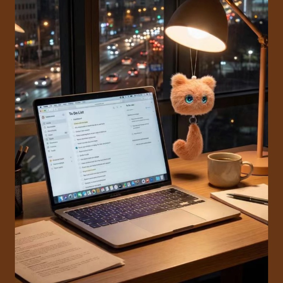 Tuya Interactive AI Cat Toy Robot USB Rechargeable QWen AI Voice Recognition WiFi Connection Emotion Recognition 66 Languages