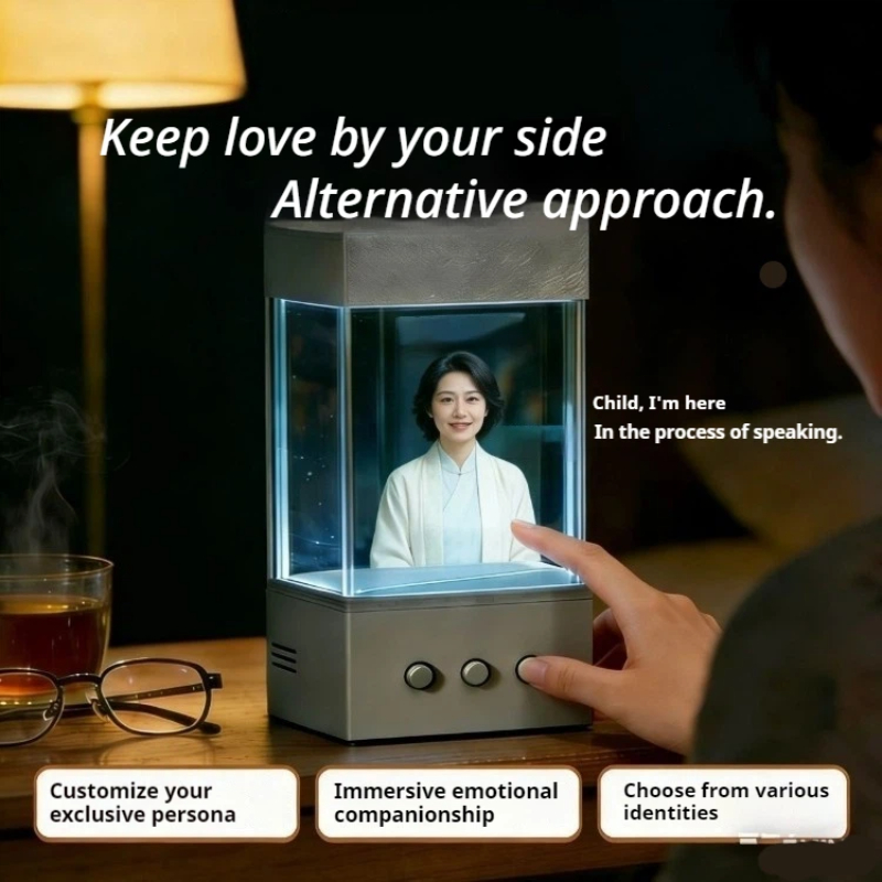 XIAOZHI Customizable 3D Bionic AI Hologram Robot Chamber Interactive Emotional Companion With Custom Character For Home Comfort