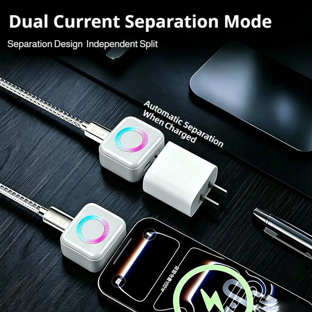 1/2 PCS Mart Auto Stop Charging Separator AI Recognition Fully Charged Automatic Cut Off Device USB Charging Safety Protector Adaptor - Image 3