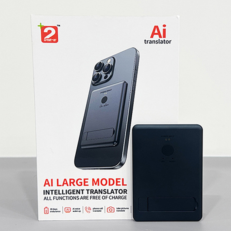 AI T1 Translator 144 Online Languages / 16 Offline Languages Magnetic Phone Mount Real-time Video Calls and Offline Mode - Image 4