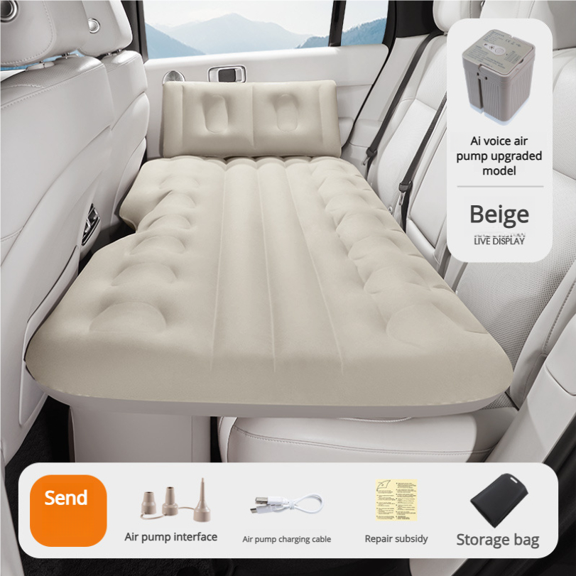 Car Rear Automatic Travel Mattress Air Mattress Bed Portable Intelligent AI Inflatable Bed For Sleeping In The Car