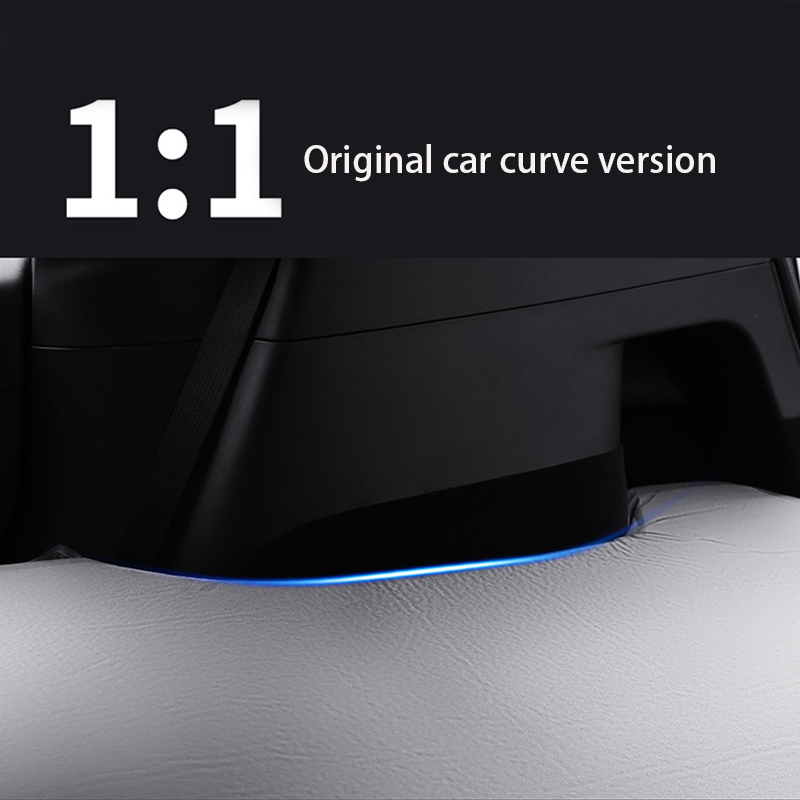 For Tesla Model 3 Model Y / YL 2026-2017  Inflatable Air Mattress Outdoor Camping Inflatable Special Suede Fabric Car Travel Bed - Image 5