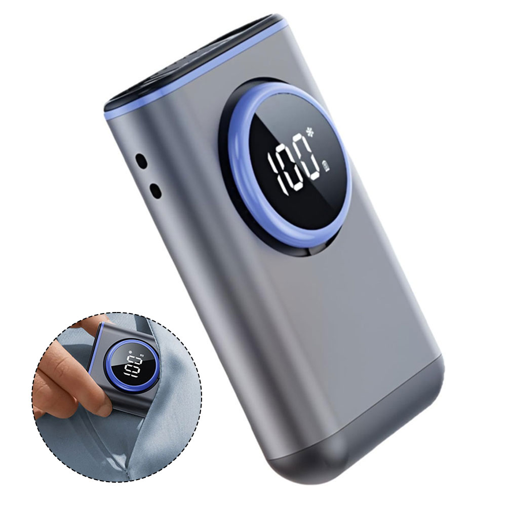 Portable AI Rechargeable Waist Fan with LED Display 100 Speed Levels Neck Fan for Outdoor Use Camping Work Lightweight - Image 6