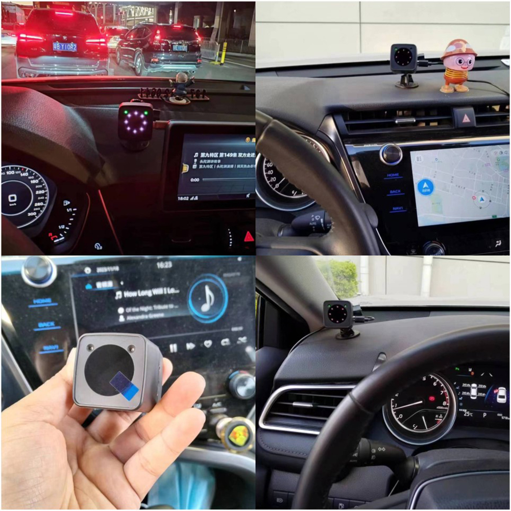 Real Time Driver Fatigue Monitor System AI Face Recognition Anti-Drowsiness Driving Alarm for Car Truck Safety Accessories - Image 3