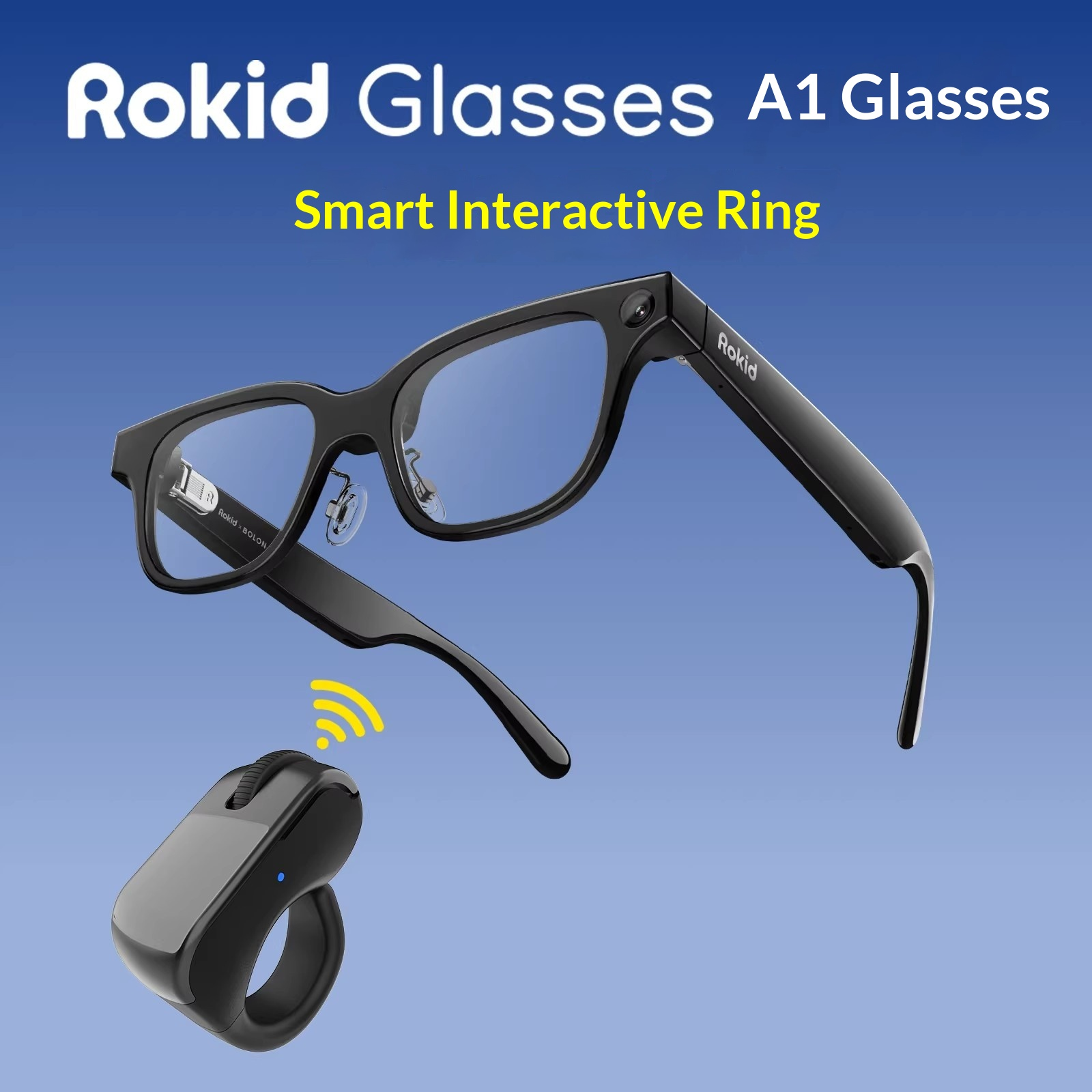 Rokid Glasses AI Smart Glasses Accessories Bluetooth Ring Mouse Controller Portable Teleprompter AI Smart Ring for Smart Glasses - Image 4