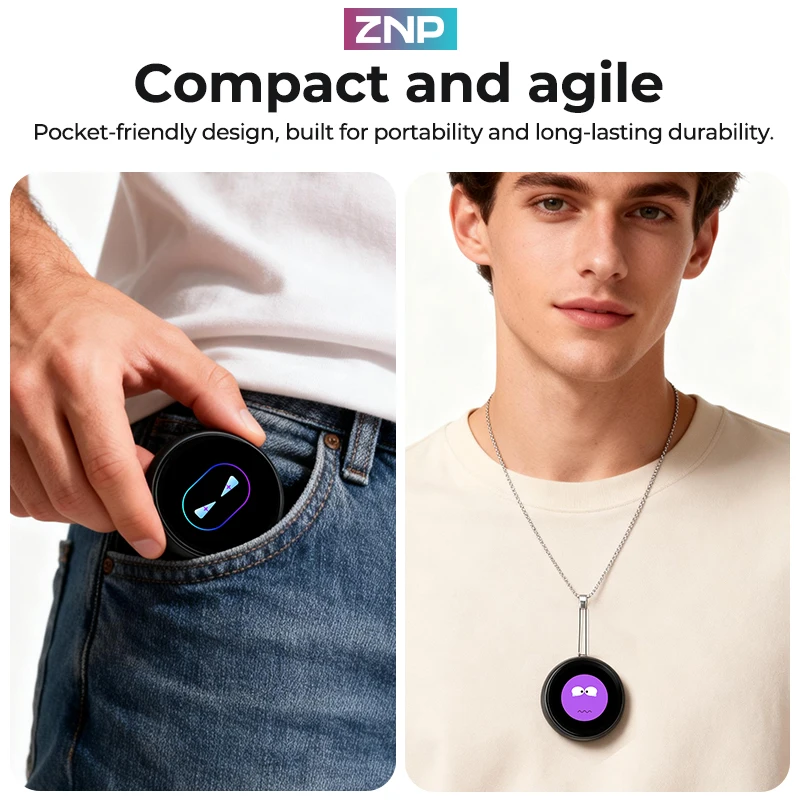 ZNP AI Badge Smart Interactive Companion for Adult?, AI companion Emotional Life Assistant, AI Translator Smart Digital Badge - Image 3