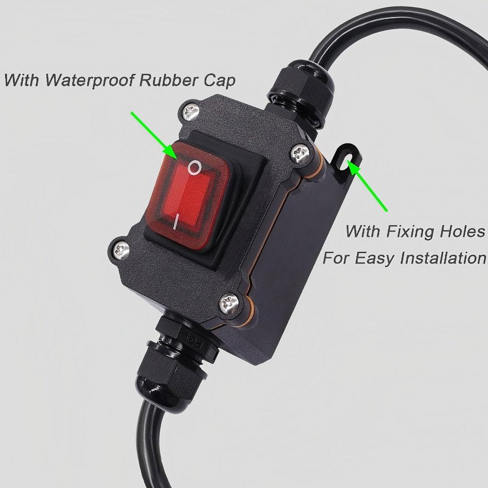 30/50/100cm Universal Motorcycle Kill Switch 12V/24V Heavy Duty Battery Disconnect Cable Waterproof Power Cut off Switch - Image 4