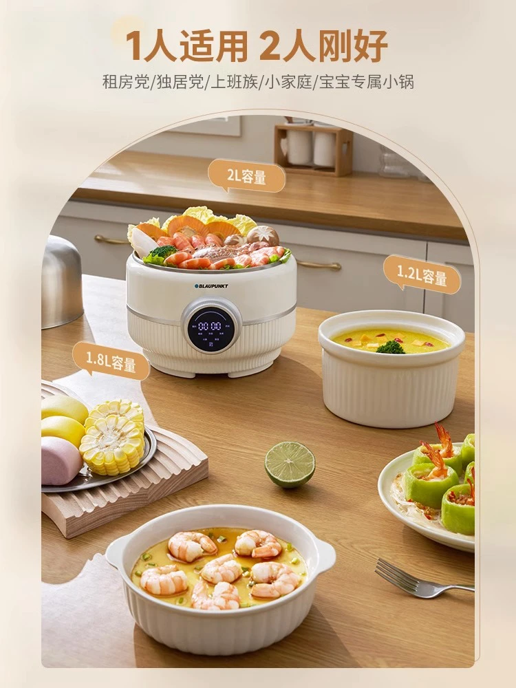 220V Blaupunkt Multifunctional Stainless Steel Electric Food Steamer for Home Cooking Stewing and Steaming AI - Image 5