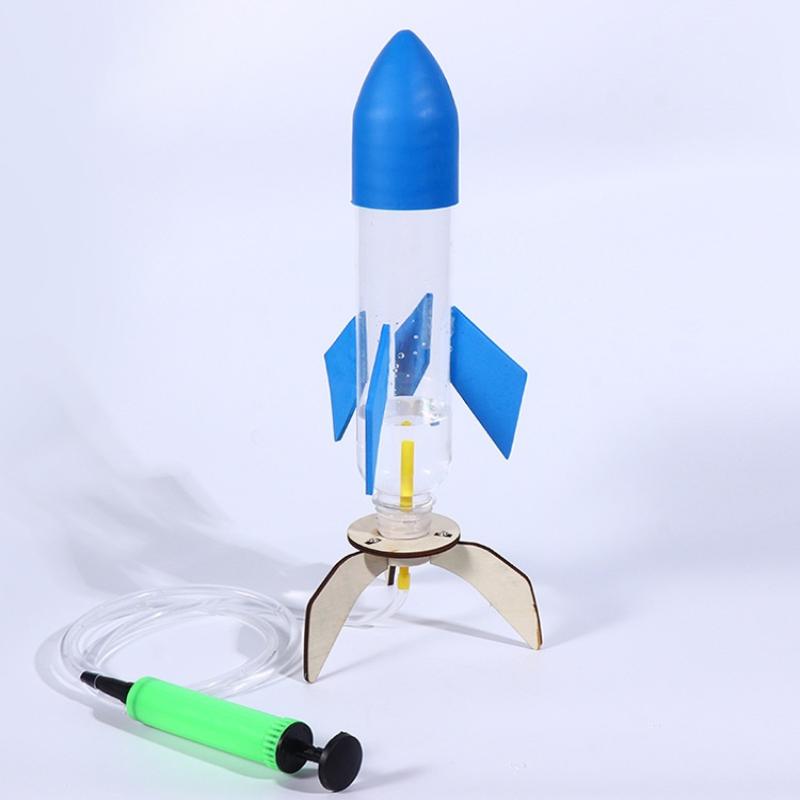 1 Set Water Splash Rocket Outdoor Water Play Toy DIY Rocket Sprinklers Toys For Gift DIY Science Experiment Kit & Education Model