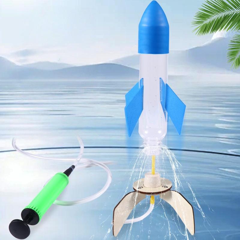 1 Set Water Splash Rocket Outdoor Water Play Toy DIY Rocket Sprinklers Toys For Gift DIY Science Experiment Kit & Education Model - Image 5